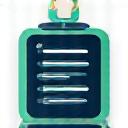 잠긴 데이터베이스 아이콘